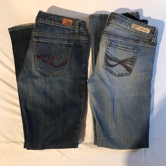 🌙TWO PAIRS OF JEANS SIZE SIZE 4! REFUGE AND X2 - Picture 6 of 6